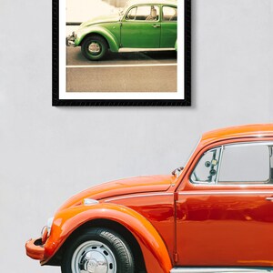 Punch Buggy Green Photo Print of Vintage Car 8x10 11x14 16x20 image 4