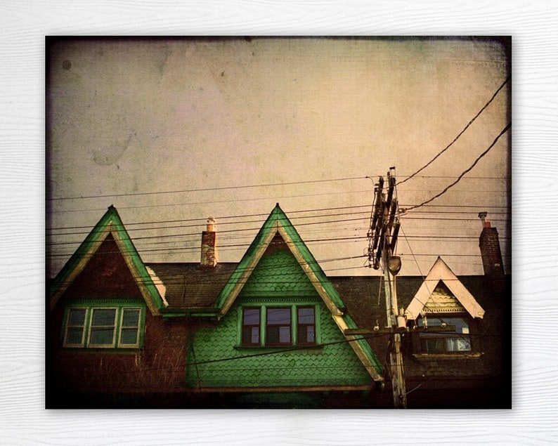 Toronto Art Photo Print on Queen Street West Architecture Photography GTA 5x7 8x10 Daybreak image 1