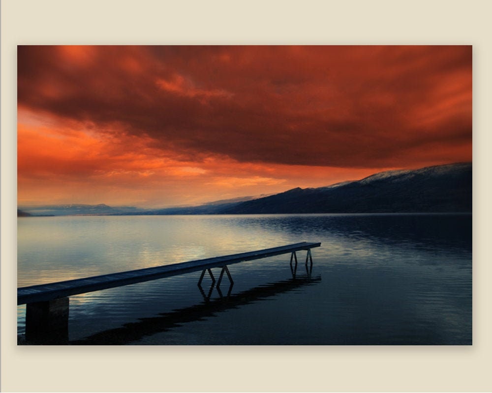 Okanagan Lake Print Peachland Large Size Wall Art 5x7 Etsy Okanagan Lake Print Peachland Large Size Wall Art 5x7 Etsy
