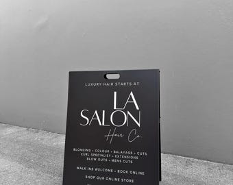 Magnetic Plated Sandwich Board with Double-Sided Display for Outdoor Promotions - Café Sign