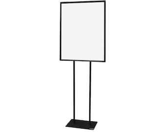 22" x 28" Zwarte Bulletinbordhouder - Duurzame en stijlvolle displaystandaard