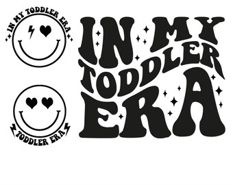 In My Toddler Era SVG PNG: Retro Kids Shirt Design (Digital Download)