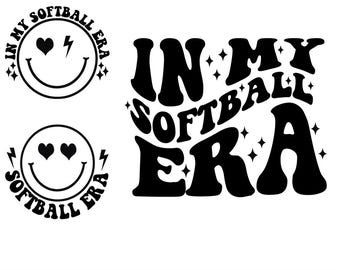 Softball Era SVG PNG: Retro Shirt Design (Digital Download)