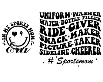 Sports Mom Era SVG PNG: Game Day Design (Digital Download)