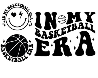 Retro Basketball Era SVG PNG: Sports Design (Digital Download)