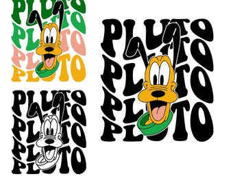 Pluto Wavy SVG PNG: Family Vacation Shirt Design (Digital Download)
