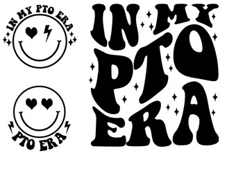 Retro PTO Era SVG PNG : fichier découpé pour la rentrée (téléchargement numérique)