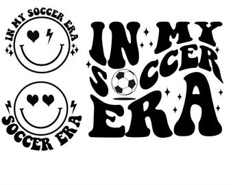 Retro Soccer Era SVG PNG: Sports Design (Digital Download)