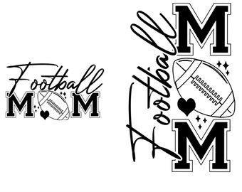 Football Mom SVG PNG: Game Day Shirt Design (Digital Download)