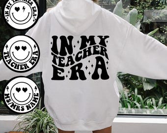 Personalized Teacher Era SVG PNG: Custom Teacher Shirt Design (Digital Download)