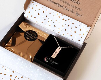 Custom Name Necklace, 18K Gold Plated, Silver, 18K Rose Gold Plated, Birthday Gift for Her, Personalized Gift, Engraved Necklace