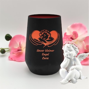 Lantern with engraving Mourning - Burial - Remembrance
