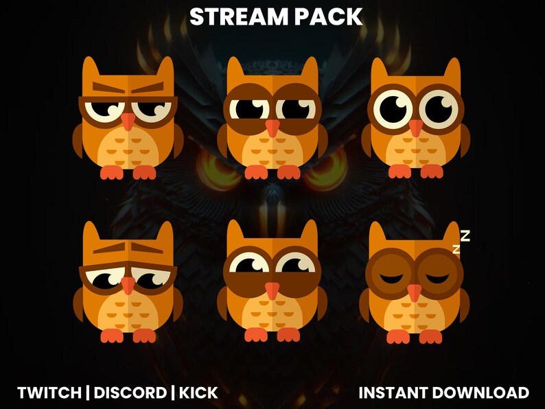 animated-twitch-stream-pack-owl-stream-pack-owl-twitch-emotes