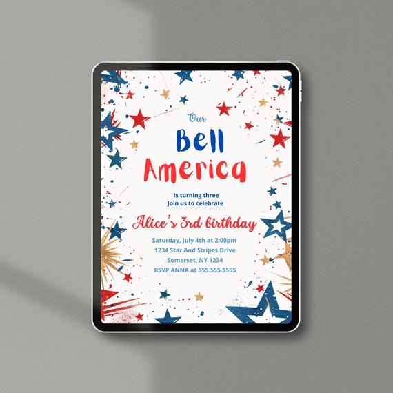 Editable Captain America Birthday Invitation | Superhero Party Invite | Customizable Printable Kids Party Template | Instant Download