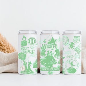 Wicked - 40oz Engraved Tumbler SVG, Laser Engraved, Digital Download, Tumbler Full Wrap, Seamless Pattern for 40oz Tumbler