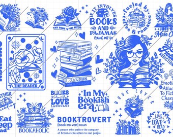 Book Lover Engraved Tumbler Wrap