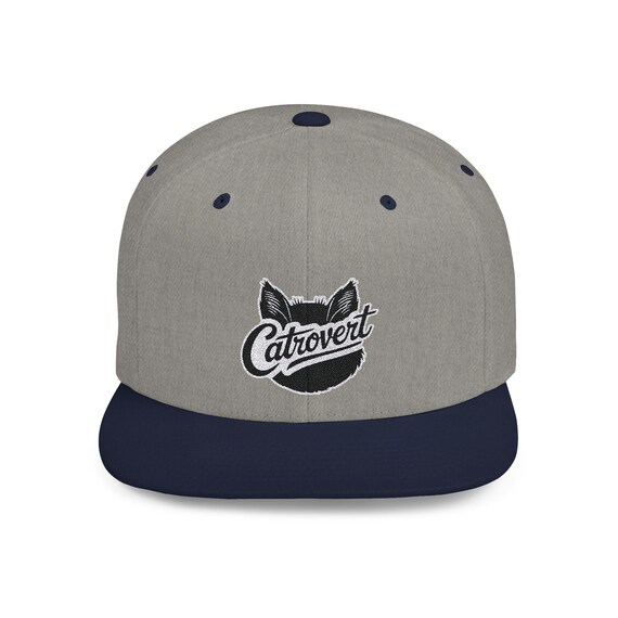 Funny Cat Lover Embroidered 100% Cotton Baseball Cap Adjustable Unisex Funny Cat Embroidered Baseball Hat, Vintage Washed Cotton  main image 3