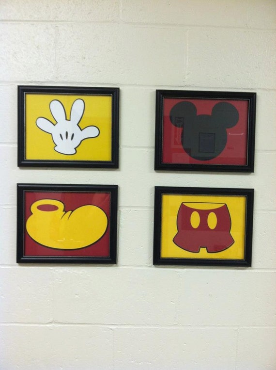 Items similar to Mickey Wall Art on Etsy