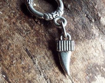 Silver Tone Tiny Tooth Dreadlock Accessory