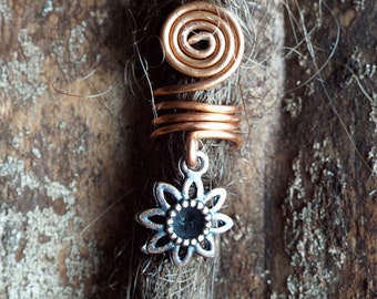 Copper Flower Dreadlock Accessory