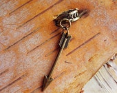 Antiques Brass Arrow Dreadlock Accessory
