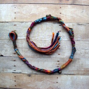 1 Twisted Clip In or Braid In Bohemian Charm Hair Wrap Extension image 4