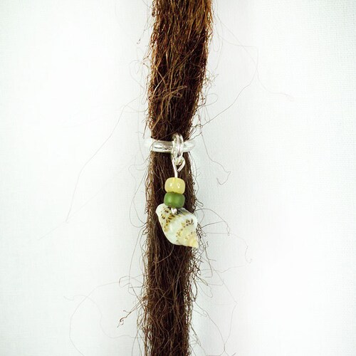 Silver Tone Sea Shell Dreadlock Accessory - Etsy