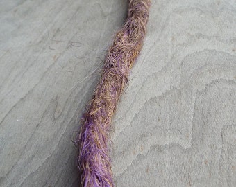 1 Custom Crocheted Clip In or Braid In Dreadlock Extension Synthetic Hair Boho Dread