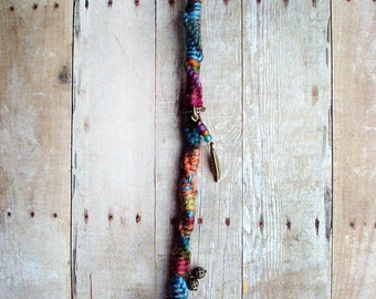 1 Twisted Clip In or Braid In Bohemian Charm Hair Wrap Extension