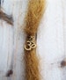 Antiques Brass OM Ohm Symbol Dreadlock Accessory 