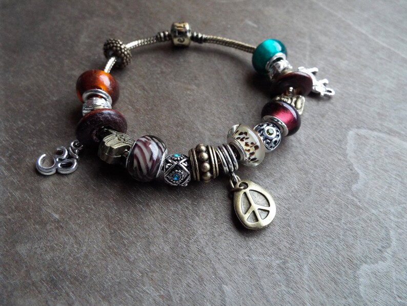 Bohemian Charm Bracelet European Style B7 Etsy