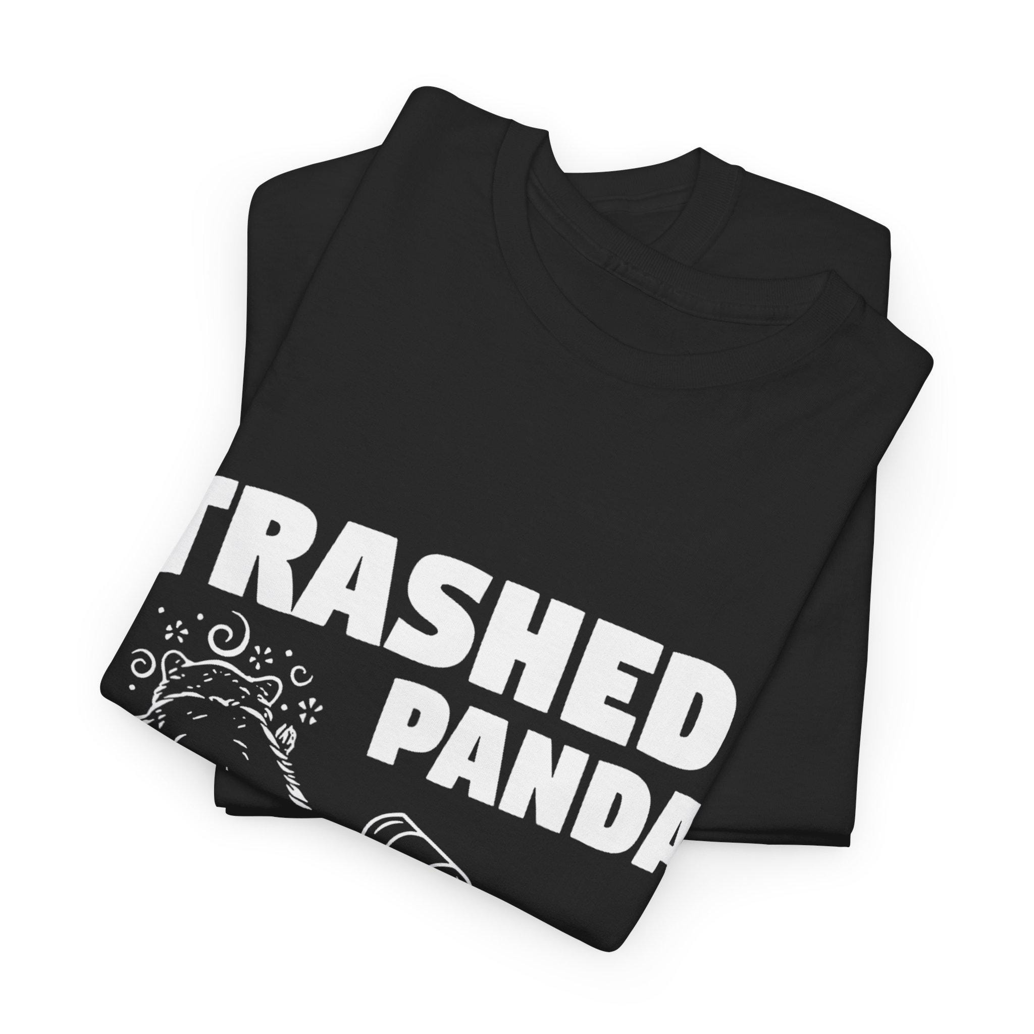 Funny Trashed Panda Racoon Gets Drunk Trashed Panda T-shirt | Drunken ...