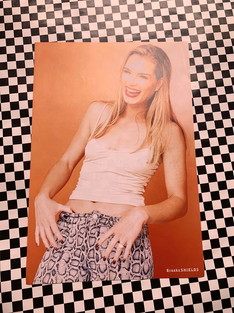 Brooke Shields Vintage Poster 135 In X 95 In Etsy