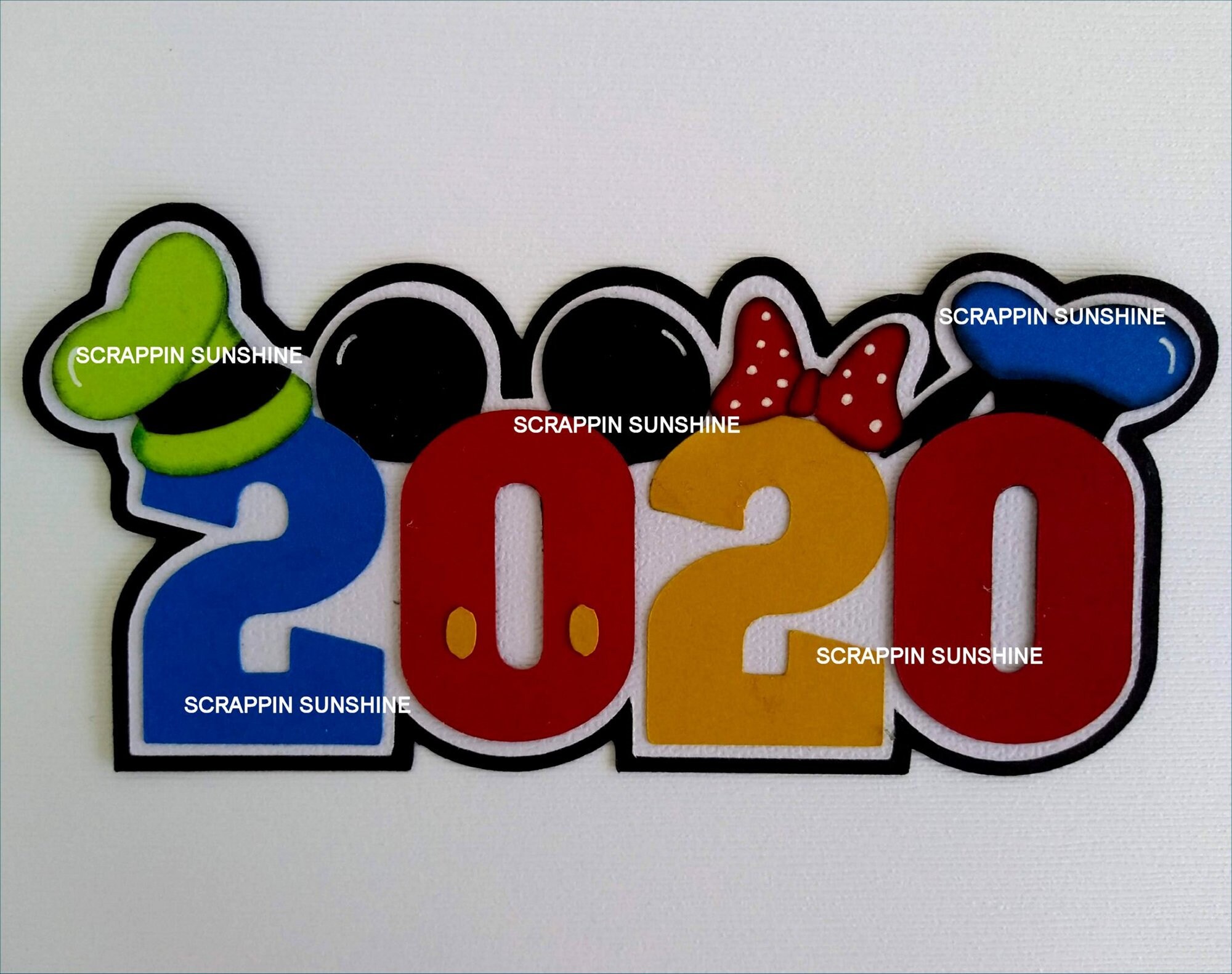 for Scrapbook Pages SSFF DISNEY Downtown Disney Die Cut Title