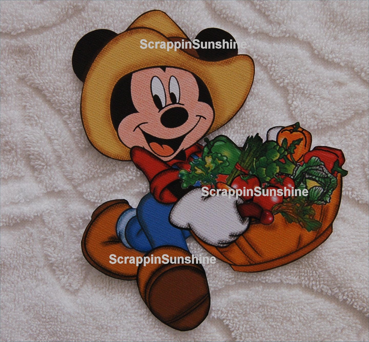 Depression mastermind lava DISNEY Garden Grill Mickey With Vegetable Basket Printed - Etsy