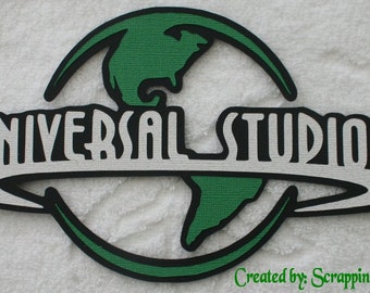 UNIVERSAL STUDIOS Die Cut Title - Your Choice of Color for Scrapbook Pages - SSFF