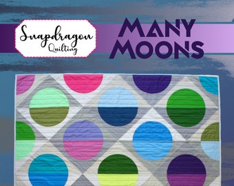 Quilt Pattern PDF Download Many Moons