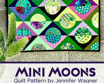 Mini Moons Quilt Pattern - PDF Download