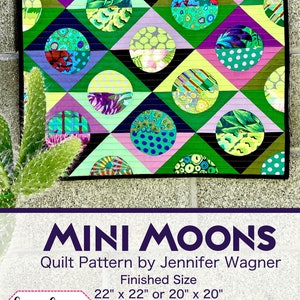 Quilt Anleitung PDF Download - Mini Moons