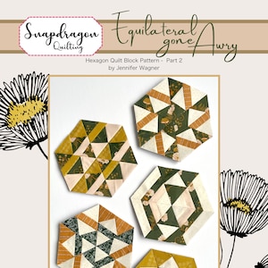 Equilateral Gone Awry Quilt Block Pattern (PDF Download)