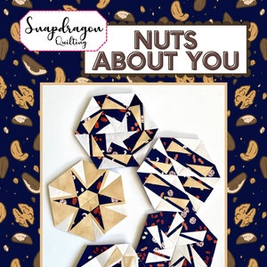 Quilt Block Pattern PDF Download - Nuts About You