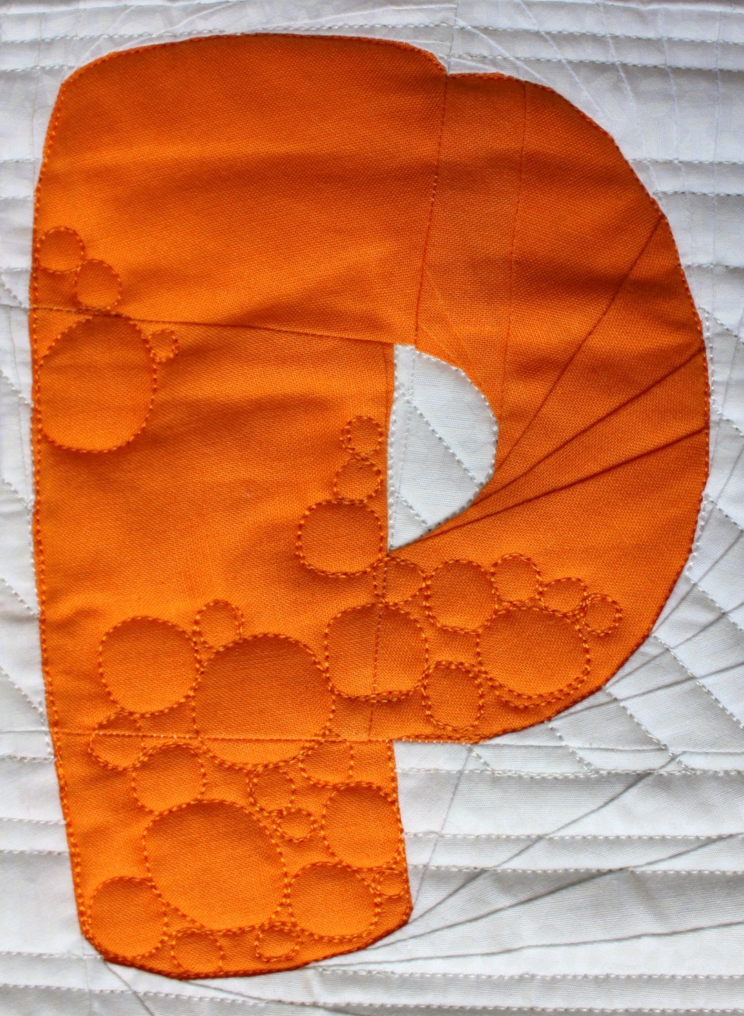 Alphabet Quilt Block Pattern PDF Download Bubbly Letter P - Etsy