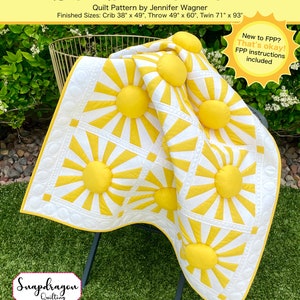 Sunshine Puff Quilt Anleitung (PDF Download)