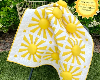 Sunshine Puff Quilt Pattern (PDF Download)
