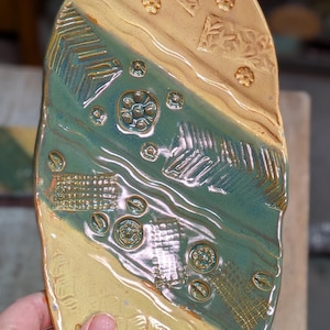 Handmade Ceramic Jewelry Dish: Earthy Pottery Trinket Tray, Accent dish