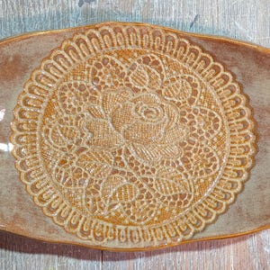 Handmade Ceramic Jewelry Dish: Earthy Pottery Trinket Tray, Accent dish