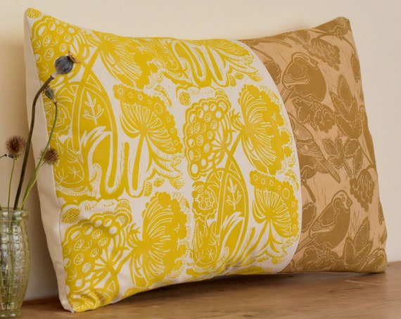 Queen Anne S Lace Patchwork Bolster Cushion Etsy
