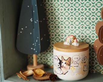 S Customer Pet art urn, memory gift S