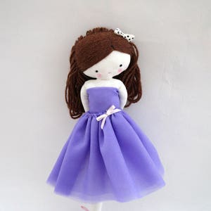 Ballerina rag doll, softie doll, stuffed doll, gift baby, plush toy,cloth art doll ballerina, dancer ballet, decorative doll, Made to order