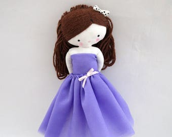 Ballerina rag doll, softie doll, stuffed doll, gift baby, plush toy,cloth art doll ballerina, dancer ballet, decorative doll, Made to order